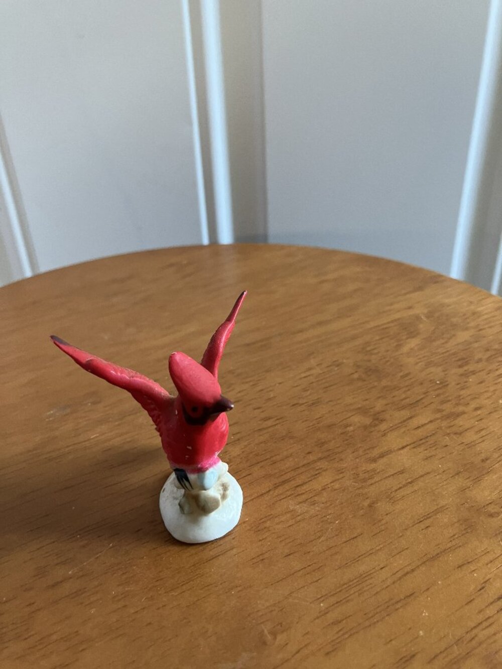 Vintage Porcelain Cardinal Figurine
